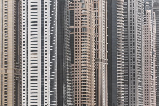 Cluster of high-rise residential towers